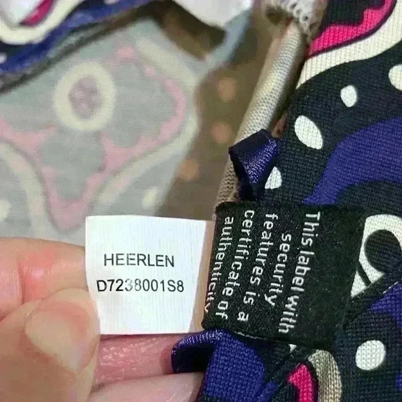 Diane Von Furstenberg DVF Womens Heerlen Size 6 Print Indigo V-Neck Wrap Dress - Picture 9 of 11